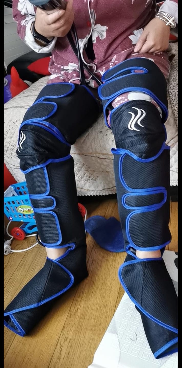 Customer photo review of Bottes de pressothérapie chauffantes - Novaa® Air Pro