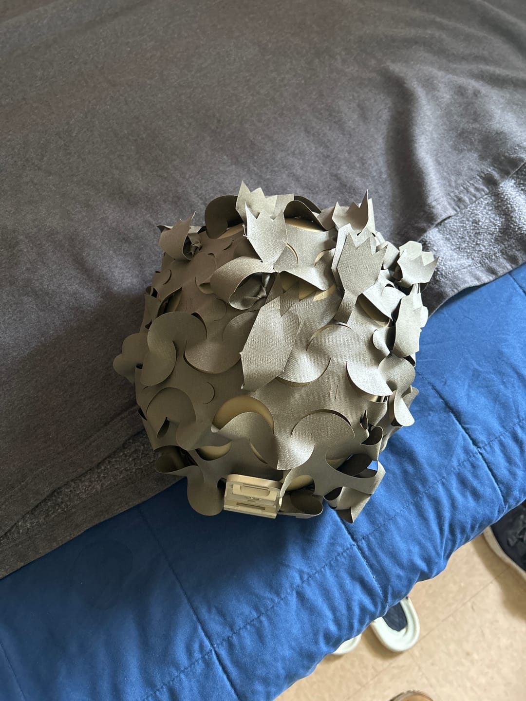 Customer photo review of Predator Ghillie™ Helmet Cover