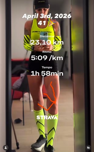Customer photo review of Velocity Compression Socks - Long - Flash Yellow