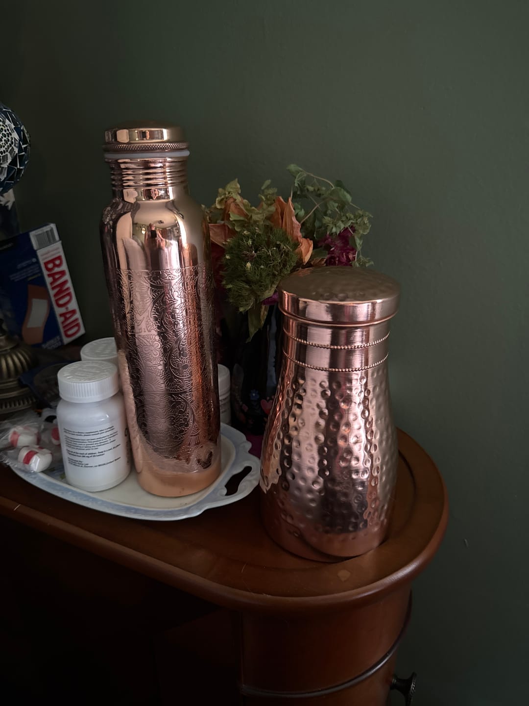 Customer photo review of Himalayan Ayurvedic Bedside Carafe