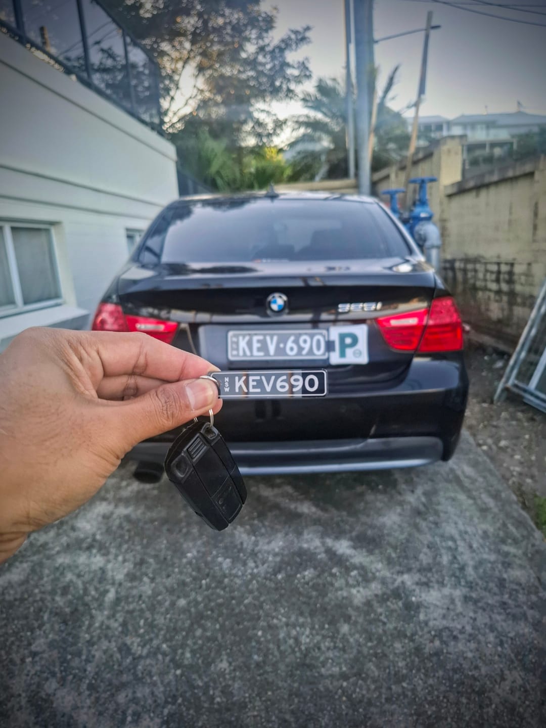 Customer photo review of NSW Premium Range Licence Plate Custom Keychain