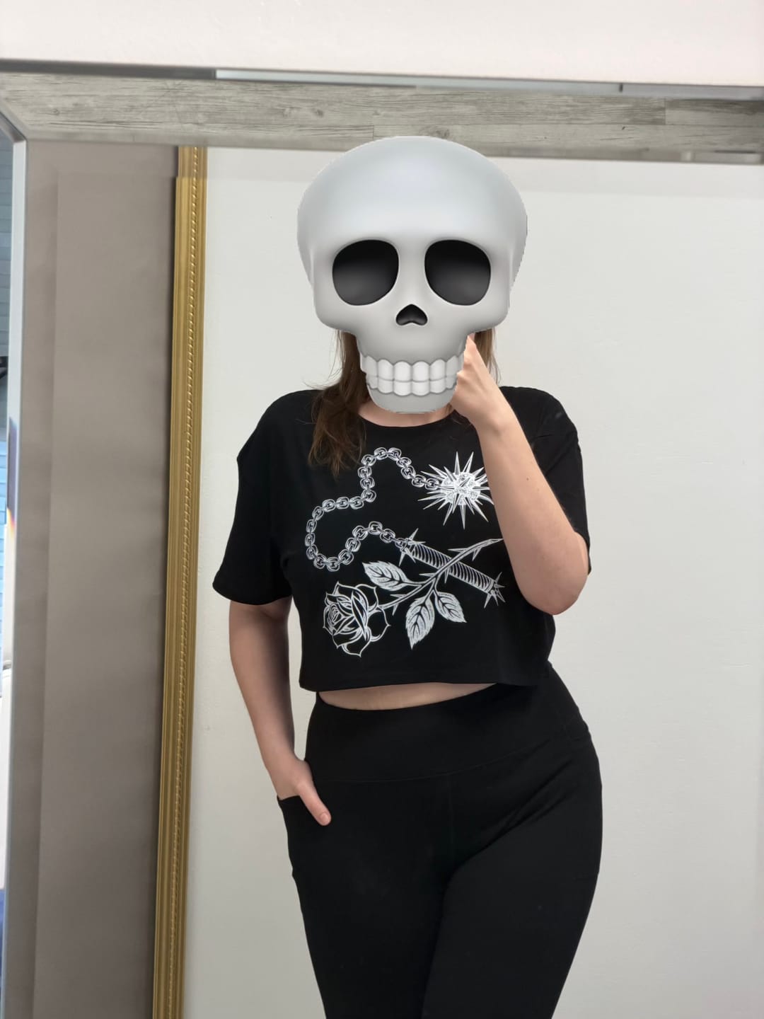 Customer photo review of Doom&Swoon Crop Tee