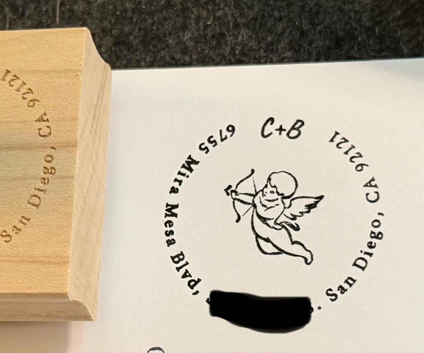Customer photo review of Rubber Stamp﹘Self Inking Stamp 4929﹘US