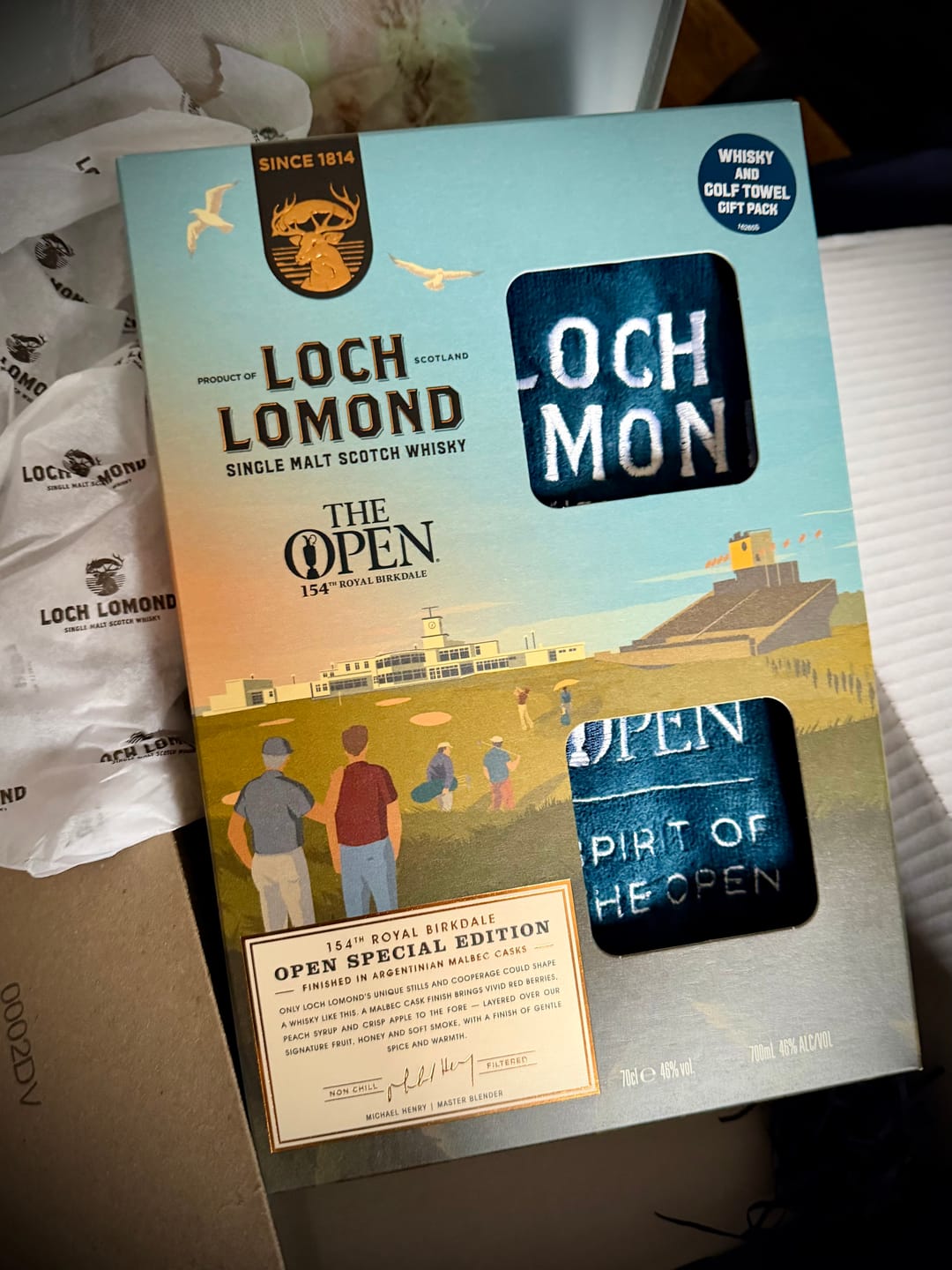 Customer photo review of The Open Special Edition 2026 154th Open - Royal Birkdale Golf Towel Gift Set