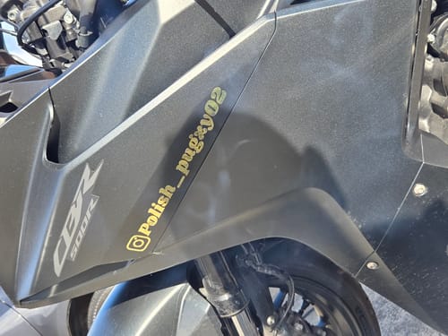 Customer photo review of Personalised Instagram Decal Sticker