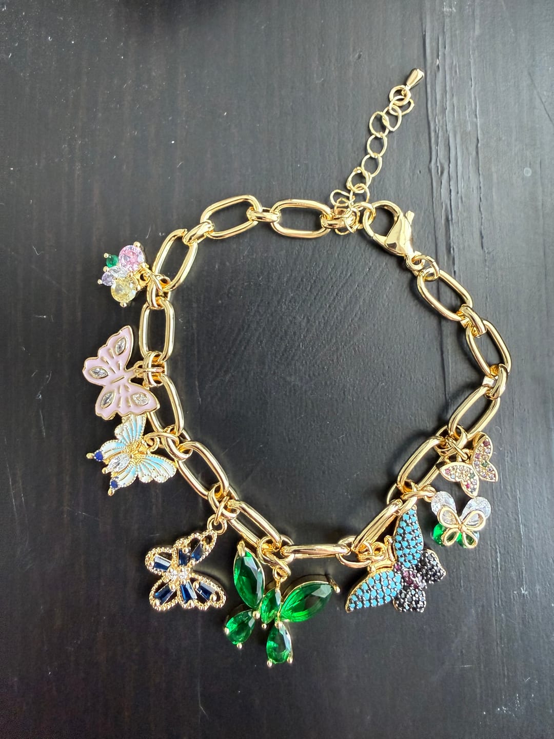 Customer photo review of 7 CHARM Bracelet Bundle-Pick Your Charms TT LIVE (Bracelet or Clips)