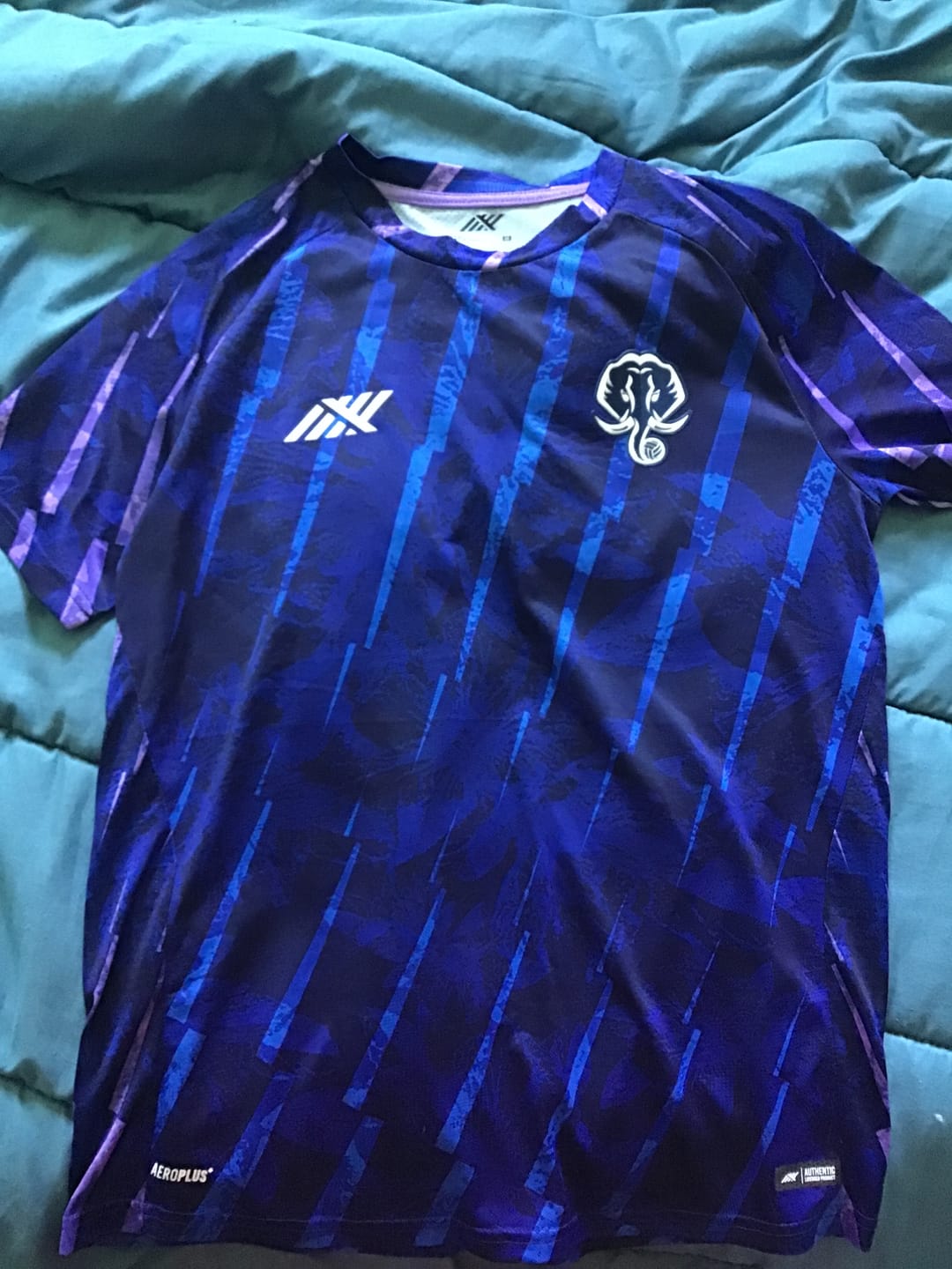 Customer photo review of Mystery Football Shirt Bag
