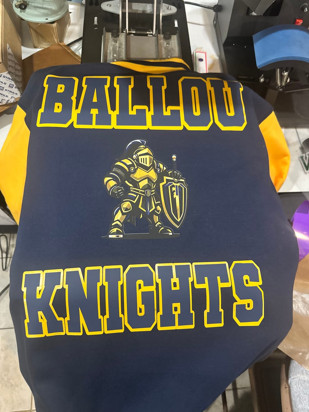 Customer photo review of Custom Varsity Letterman Baseball Jackets Personalized Full-Snap with Raglan Sleeves