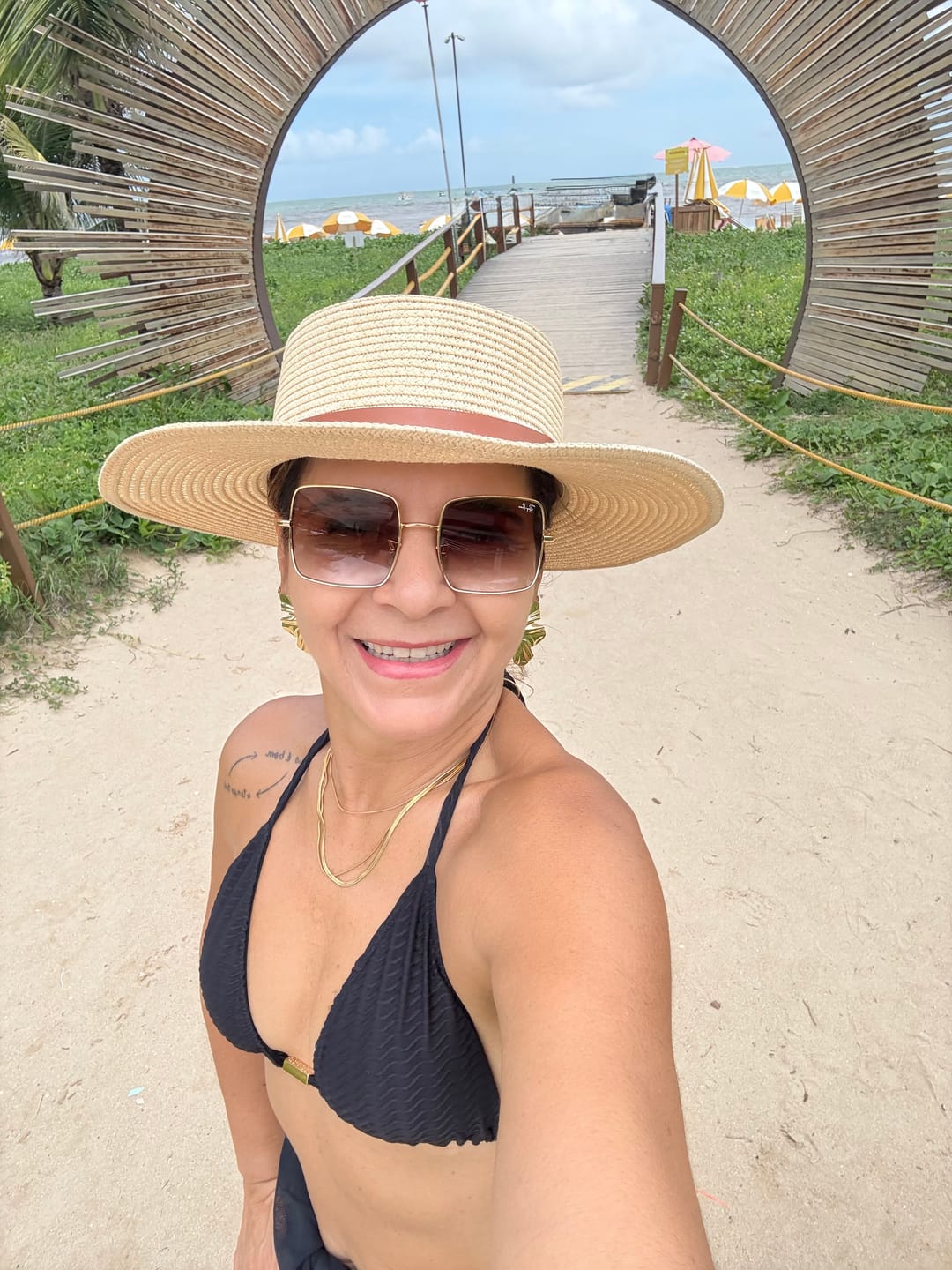 Customer photo review of Mix Colar Antonela Banhado em Ouro 18k