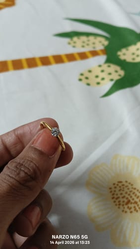 Customer photo review of Forever Classic Solitaire Ring