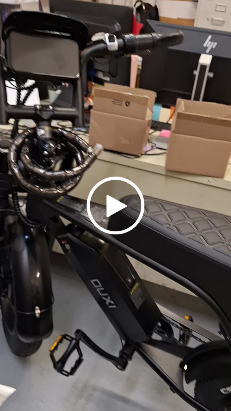 Customer video review of OUXI V8 750W Fat Tire Electric Bike