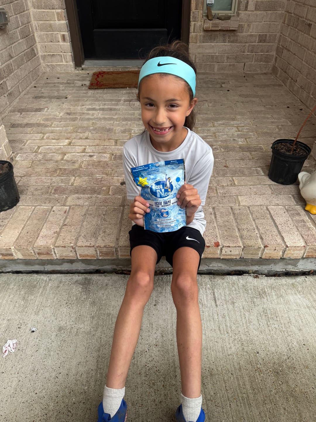 Customer photo review of ICEE TAPE – INSTANT COOLING RECOVERY WRAP