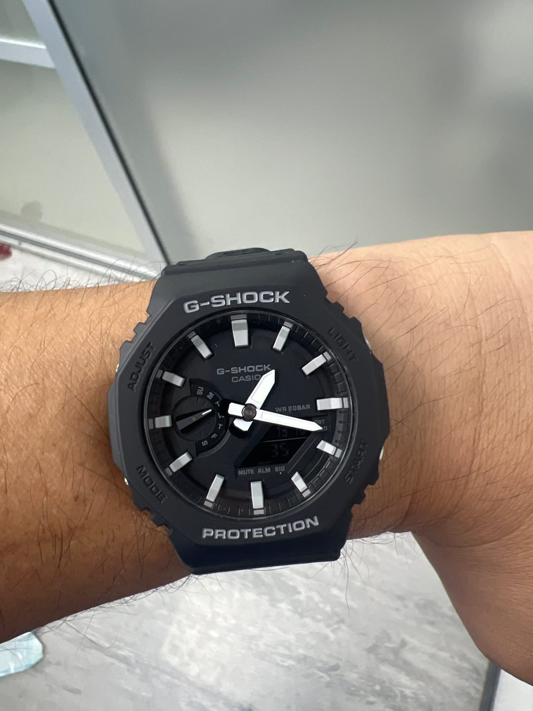 Customer photo review of Reloj Casio G-Shock Royal Oak "Casioak" GA-2100-1A Carbon Core Negro