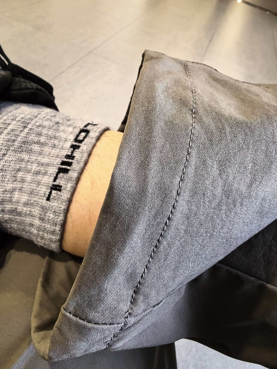 Customer photo review of Quarter Socks