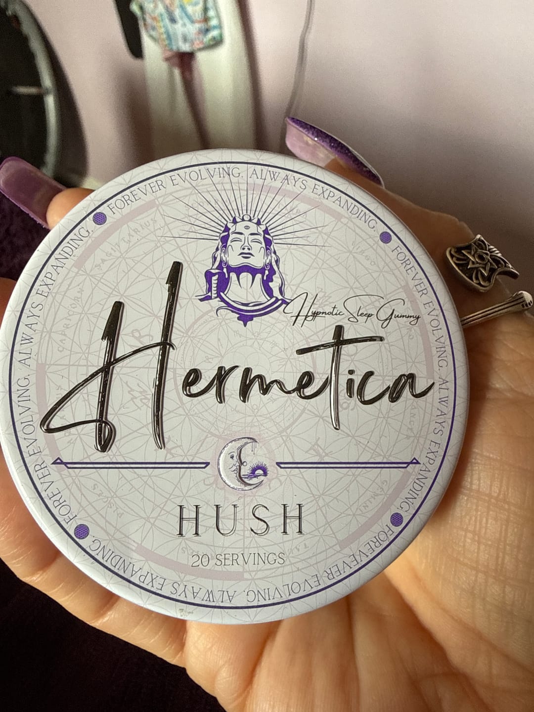 Customer photo review of Hush Gummies – Herbal Sleep & Relaxation Aid