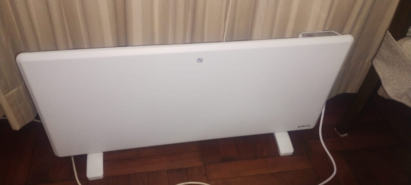Customer photo review of Estufa Calefactor Eléctrico Kaltemp Wally One O 1800 Wifi | 22 m2