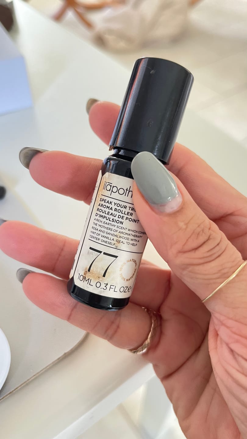 Customer photo review of Speak Your Truth Aroma Roller