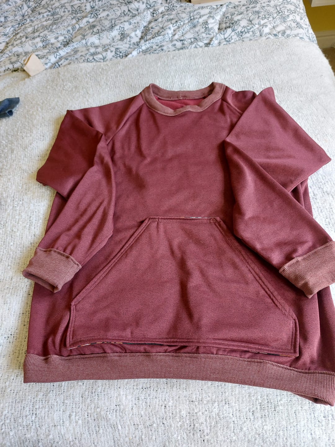 Customer photo review of Ribbed Tubular Cuffing Fabric