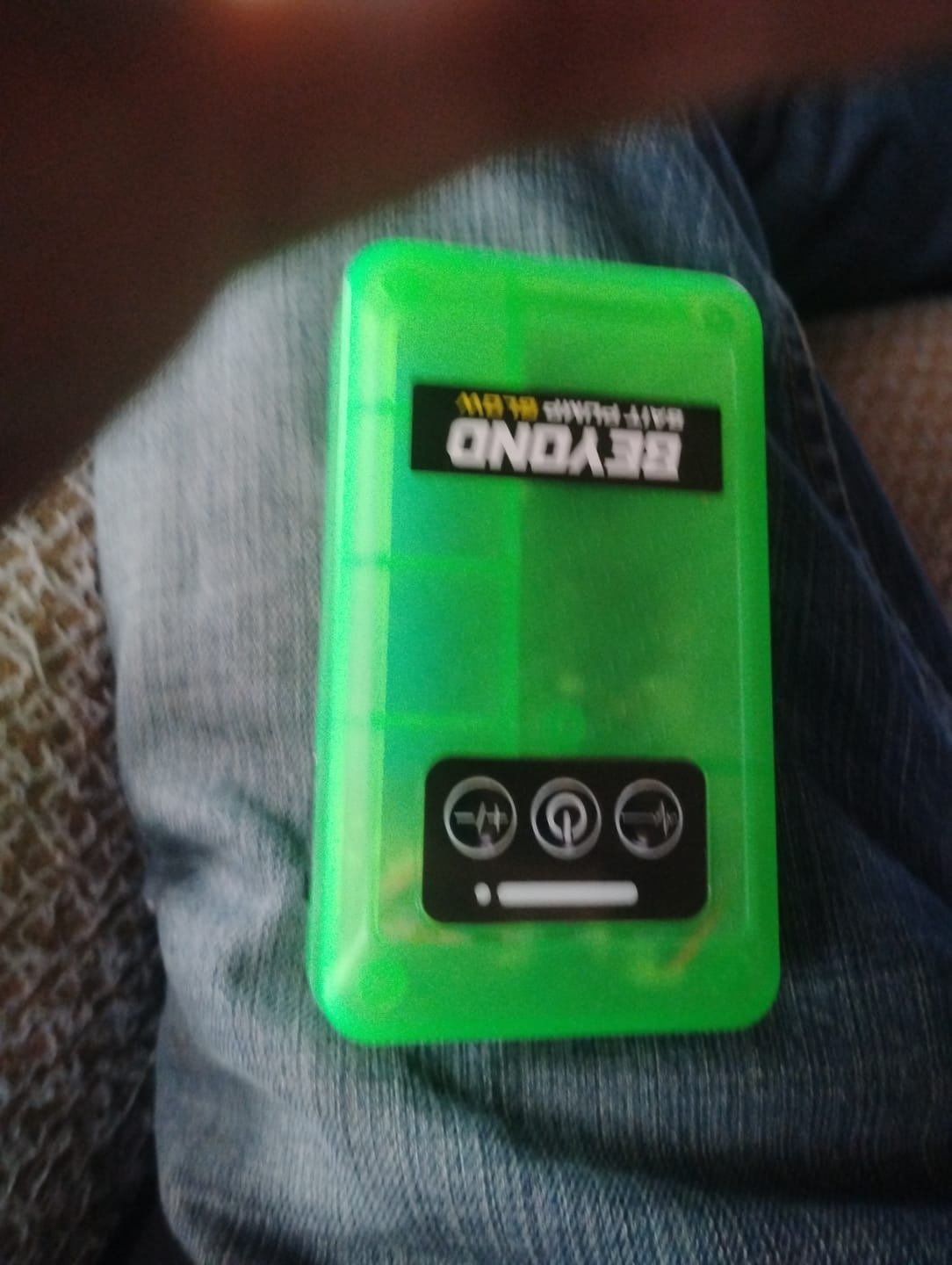 Customer photo review of Beyond Bait Pump Rechargeable Aerator - Glow in The Dark Bubbler