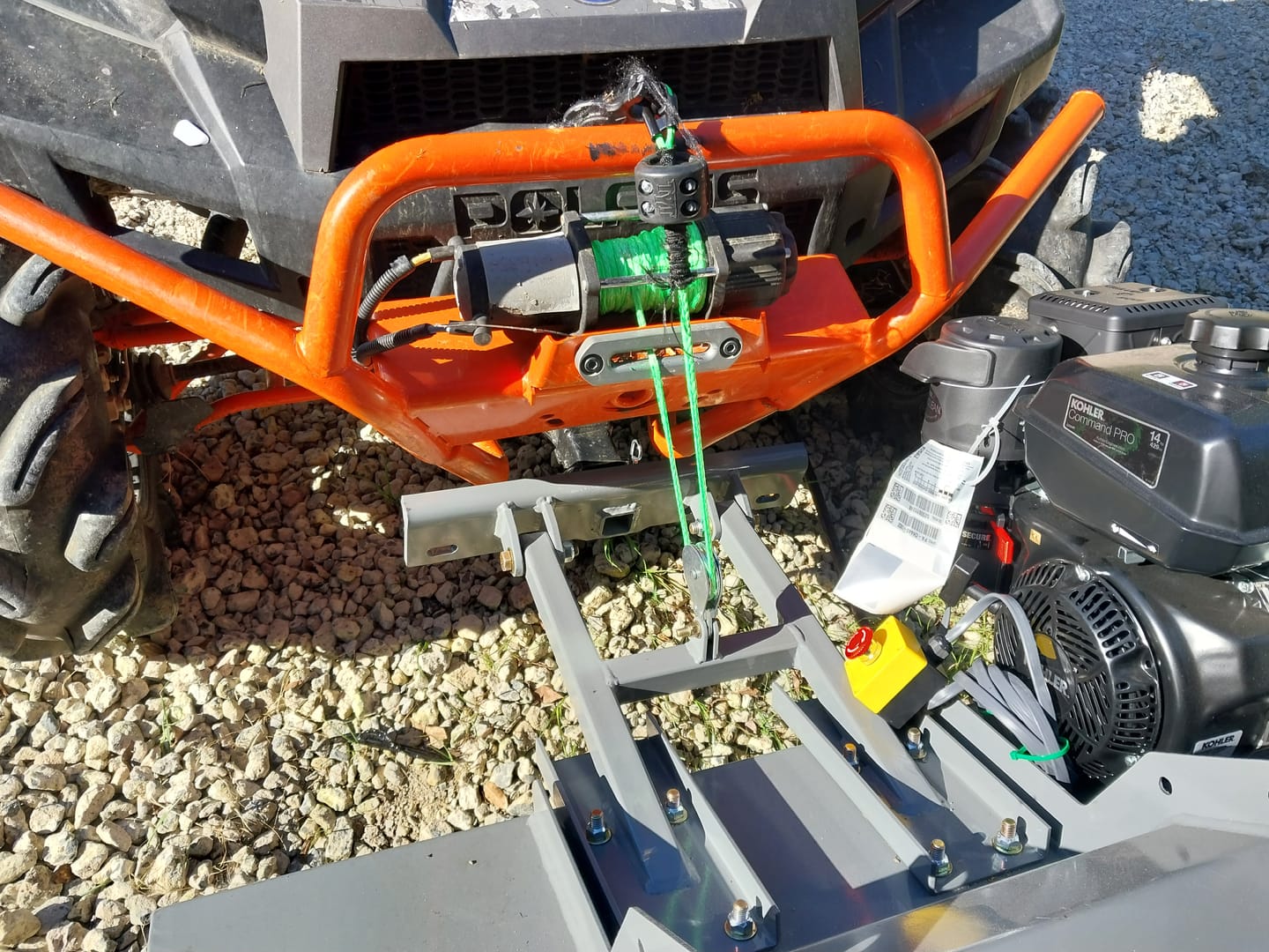 Customer photo review of Forax Gas Powered Mulchers | Model GP36 & GP40 | 36"-40" Cutting Width | 7-14HP Motors | For ATVs & UTVs