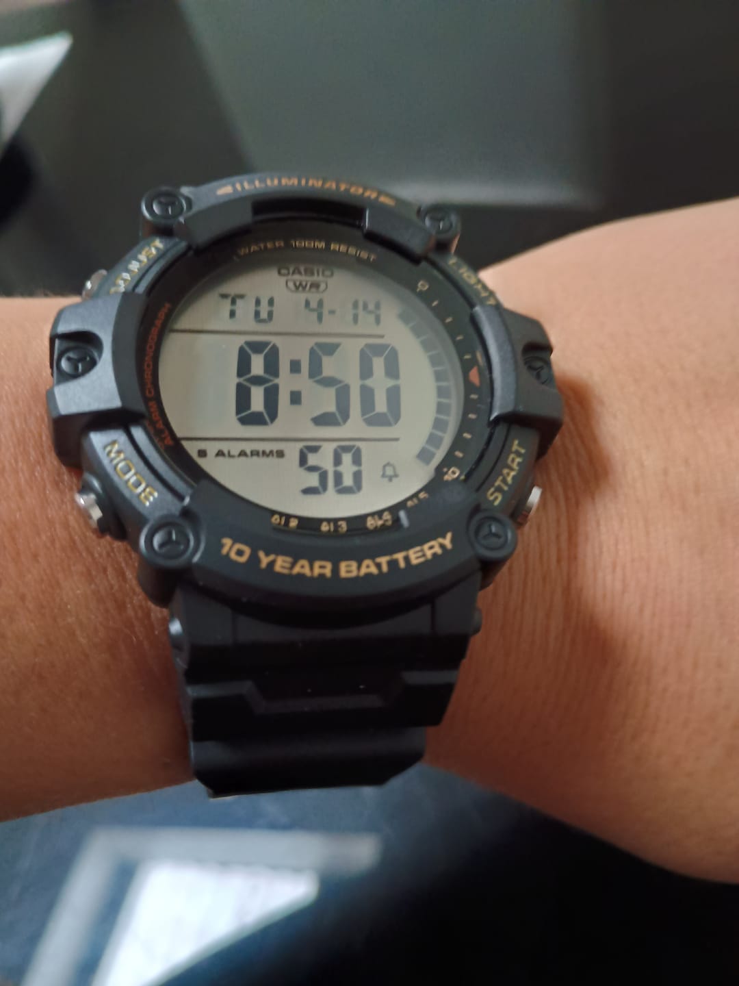 Customer photo review of Reloj Casio Vintage AE-1500WHX-1AVDF Negro