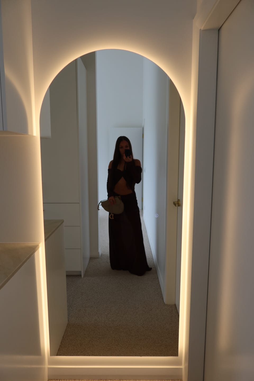Customer photo review of Halo - LED Full Length Mirrors