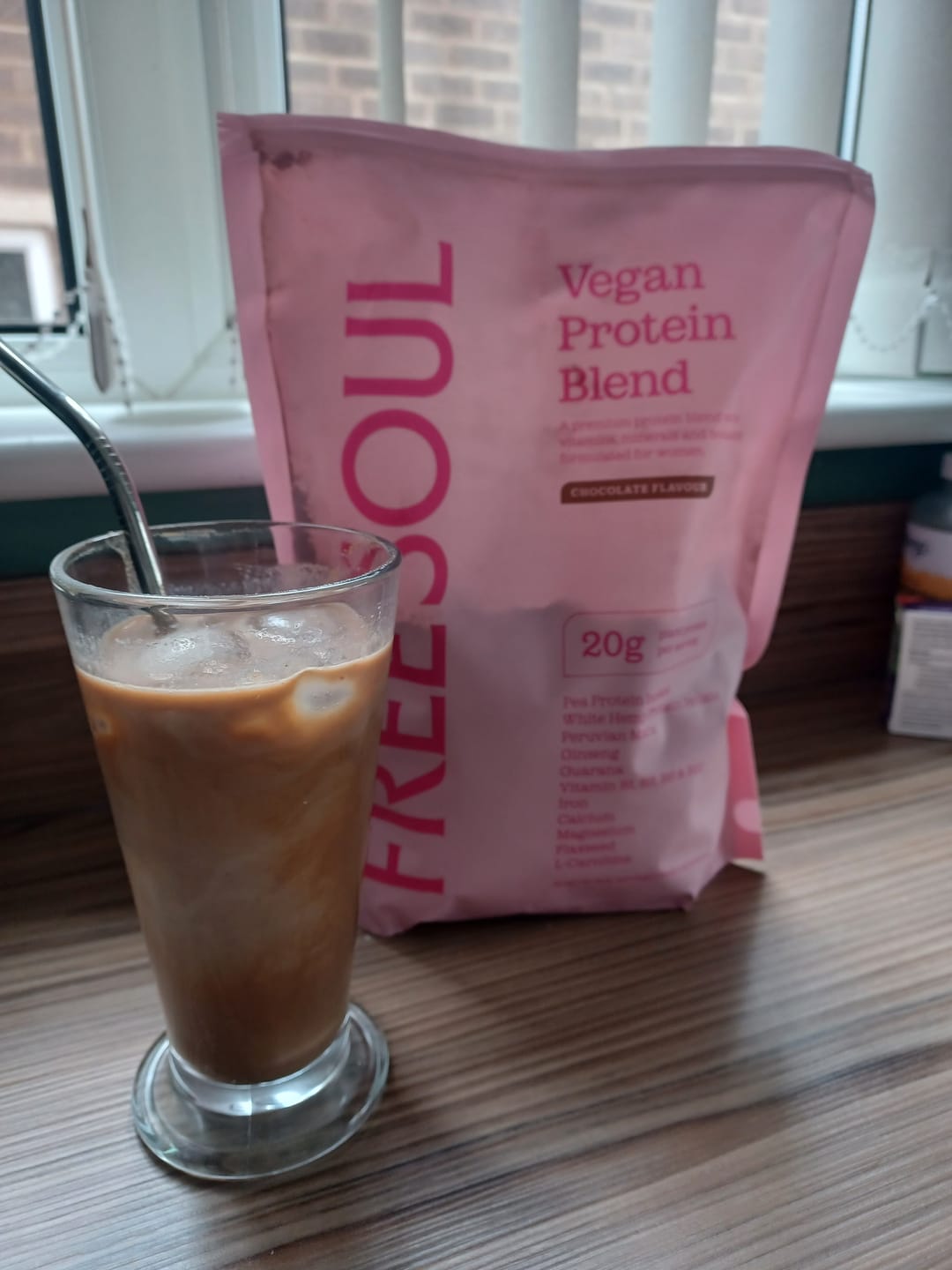 Customer photo review of Vegan Protein Blend