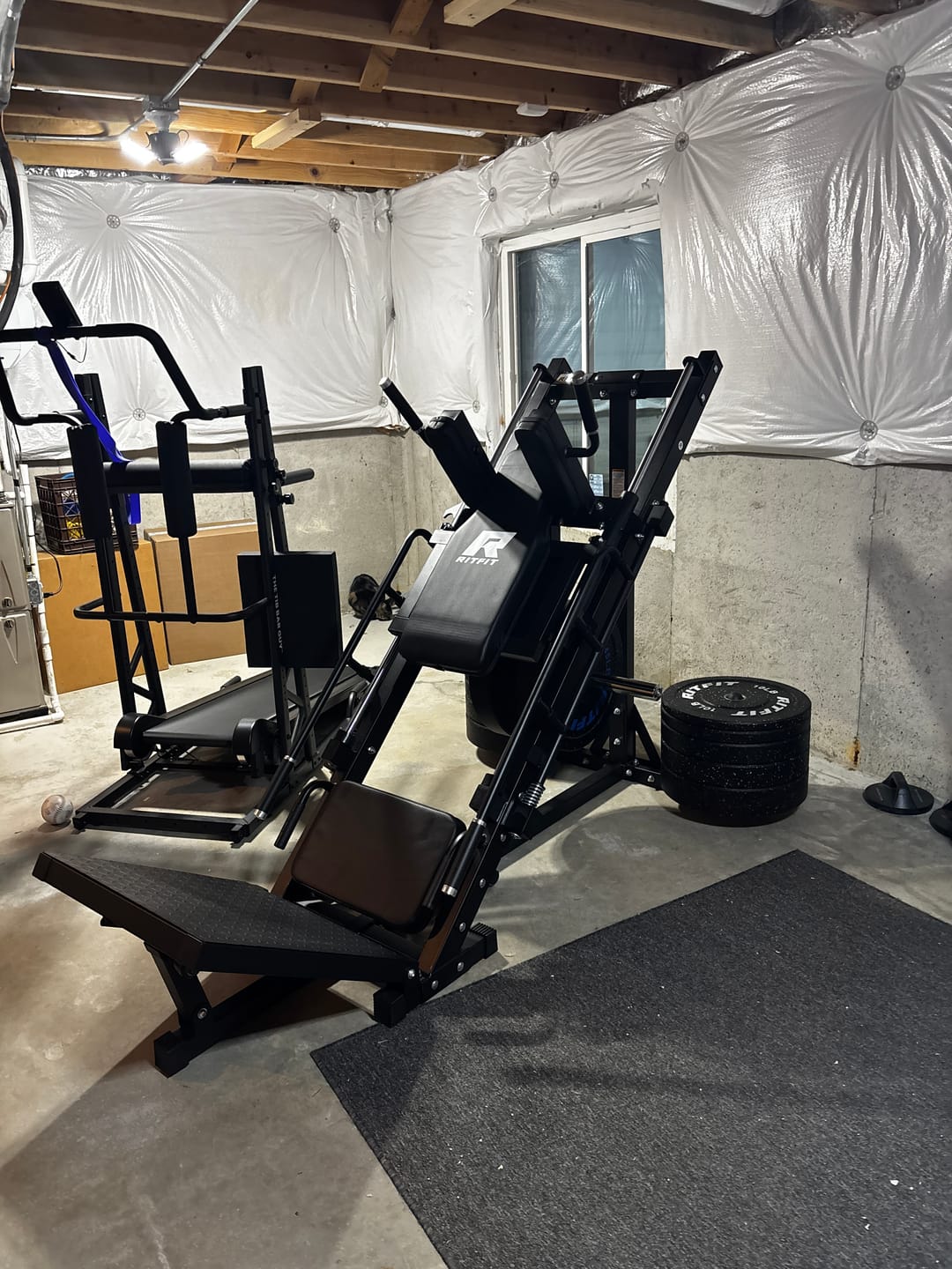 Customer photo review of RitFit BLP01 Full Leg Workout Package 3-In-1 Leg Press, Hack Squat, and Calf Raise Set