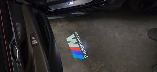 Customer photo review of BMW G SERIES DOOR LIGHTS