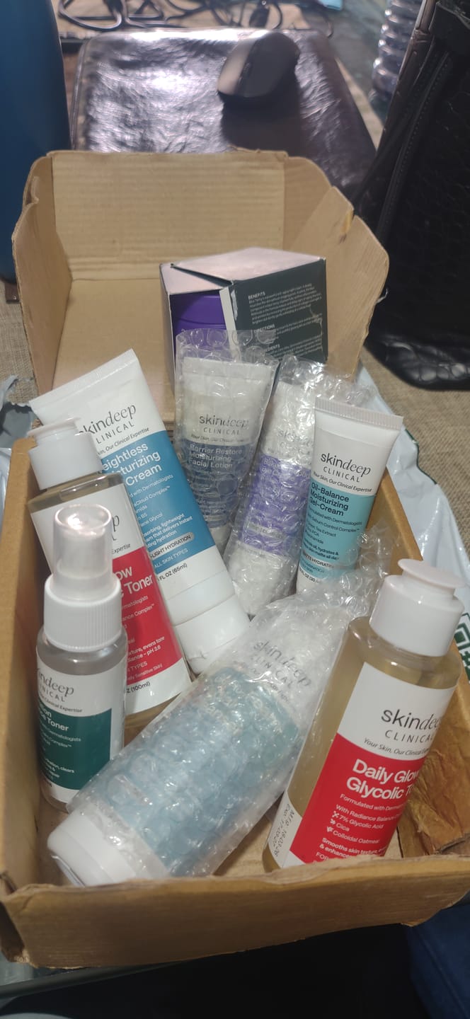 Customer photo review of Barrier Restore Moisturizing Facial Lotion