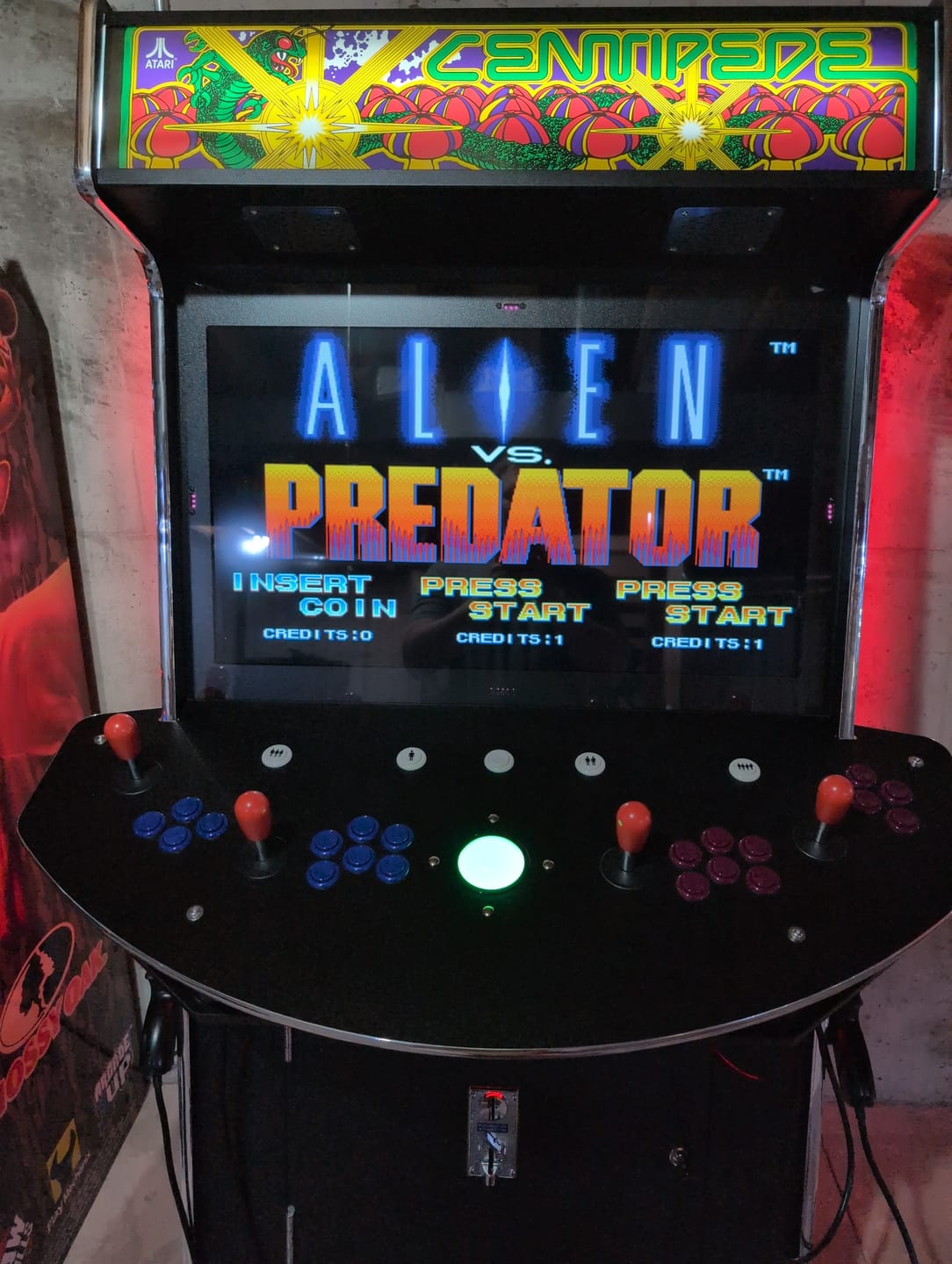 Customer photo review of 4 Player Standup with 2 shooting guns Arcade Machine 4600 Retro Multi Cade Games