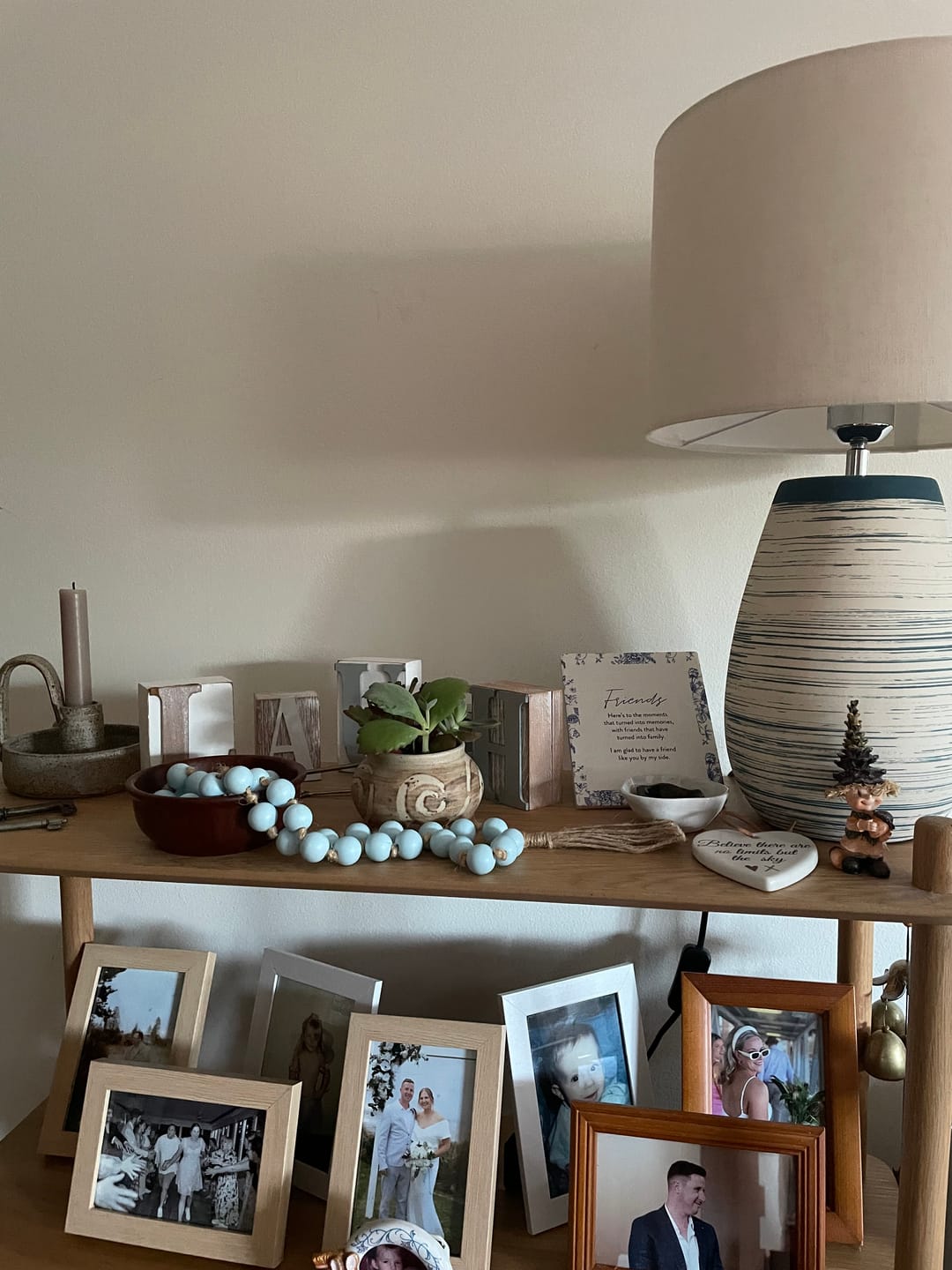 Customer photo review of Garland Beads Sky Blue