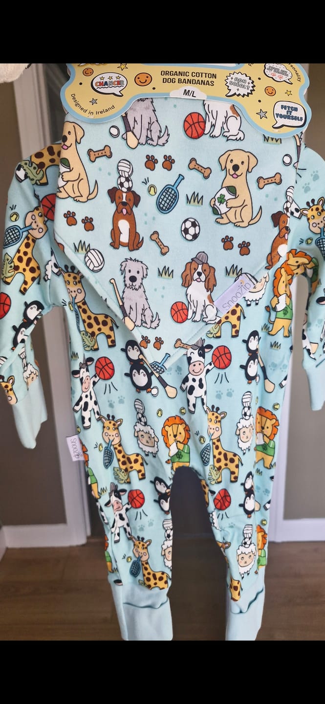 Customer photo review of Sports Safari Onesie