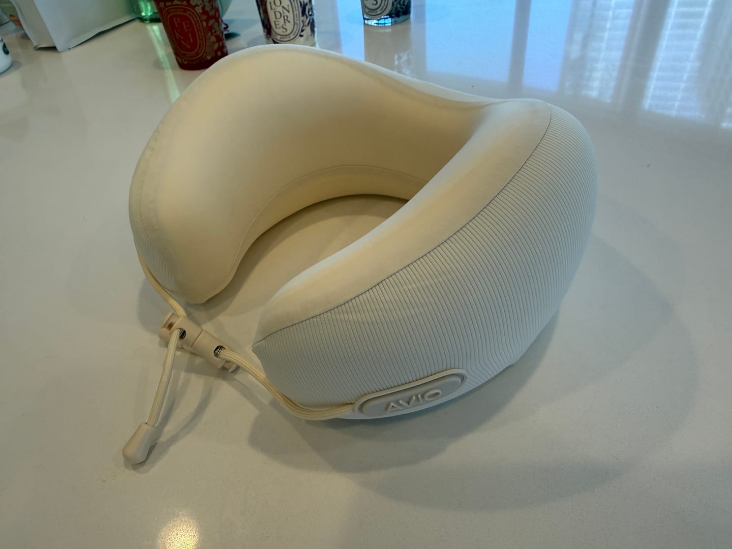 Customer photo review of Avio Cloud Travel Pillow