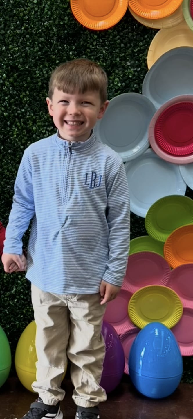 Customer photo review of Boy Half Zip Pullover