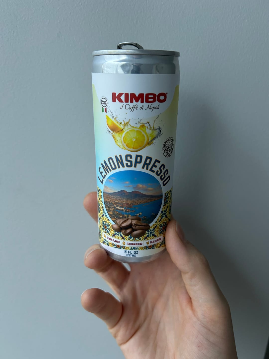 Customer photo review of Kimbo LemonSpresso™ RTD 4 Can Pack