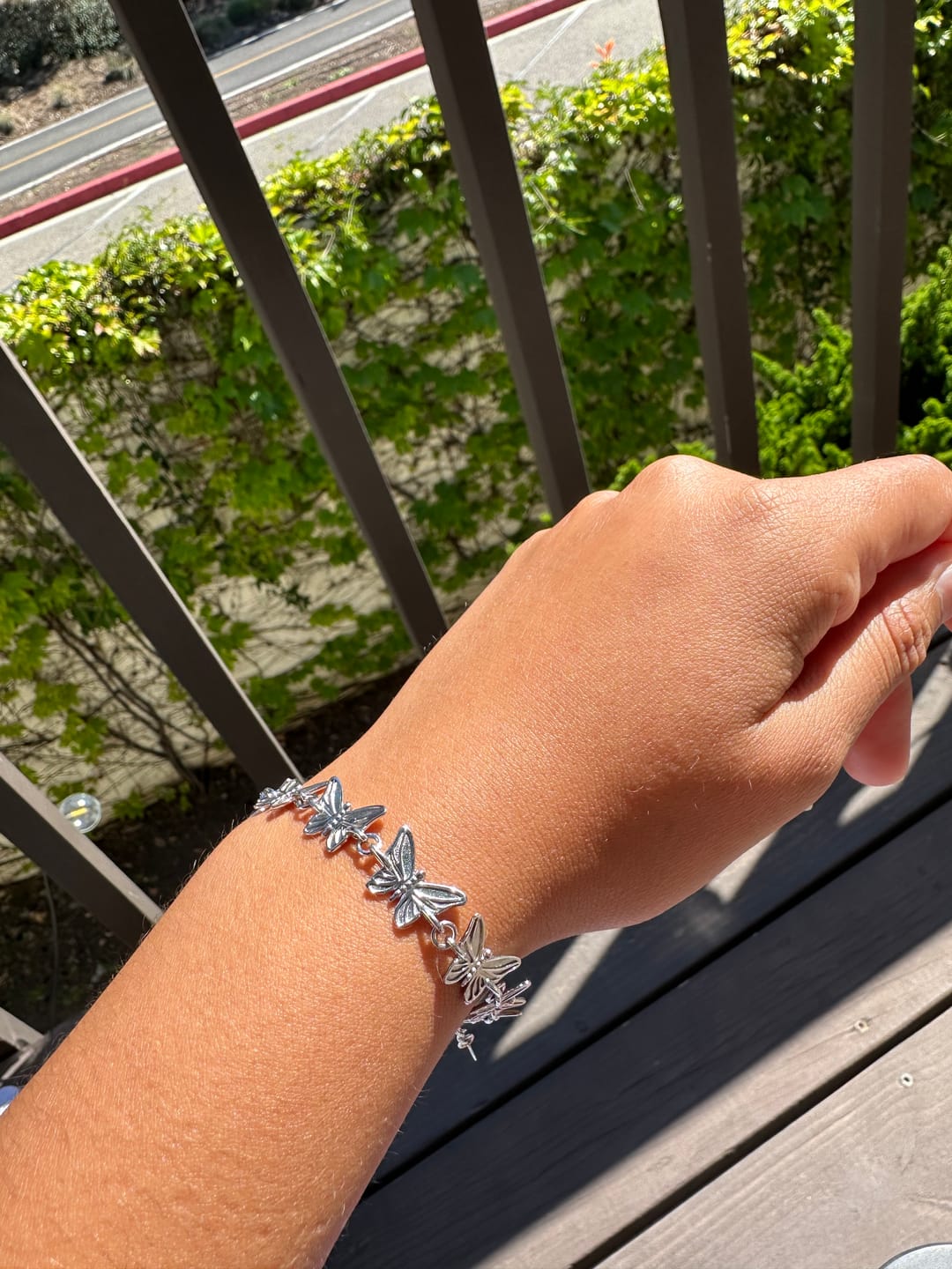 Customer photo review of BUTTERFLY BRACELET (ADJUSTABLE)
