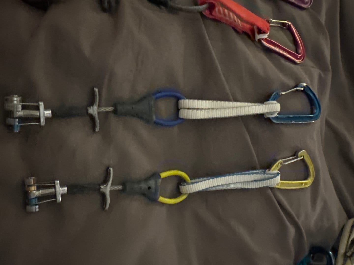 Customer photo review of Flip-Stop Cam Carabiner Stabilizers