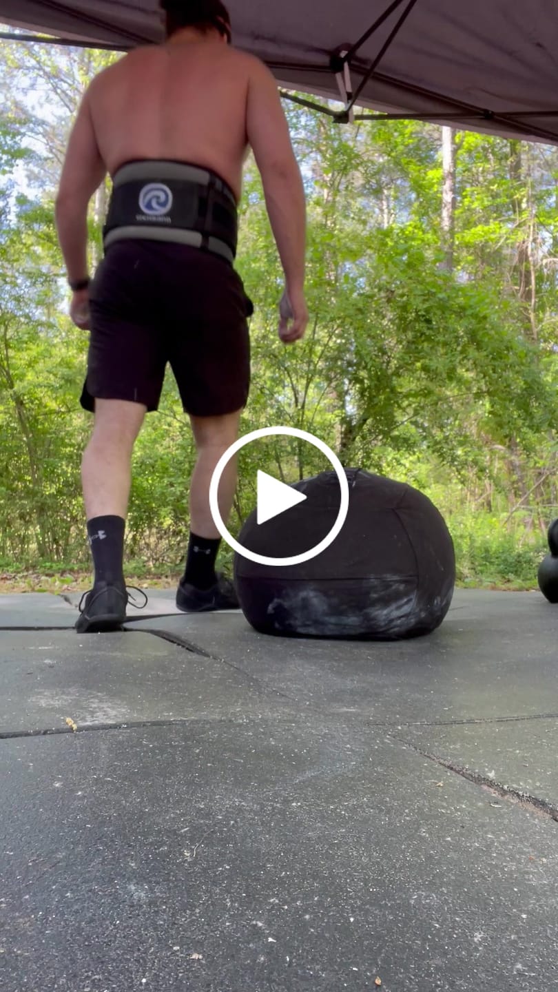 Customer video review of Atlas Sandbag