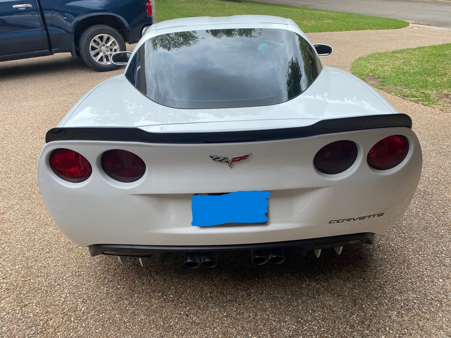 Customer photo review of Corvette C6 ZR1 Extended Rear Trunk Spoiler