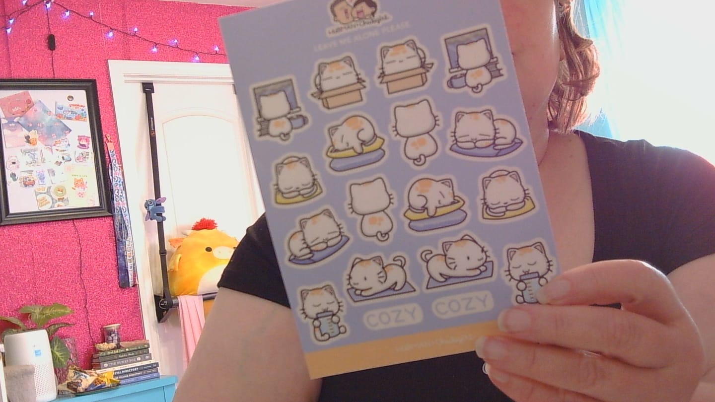 Customer photo review of Sticker Sheet - Leave Me Alone Please