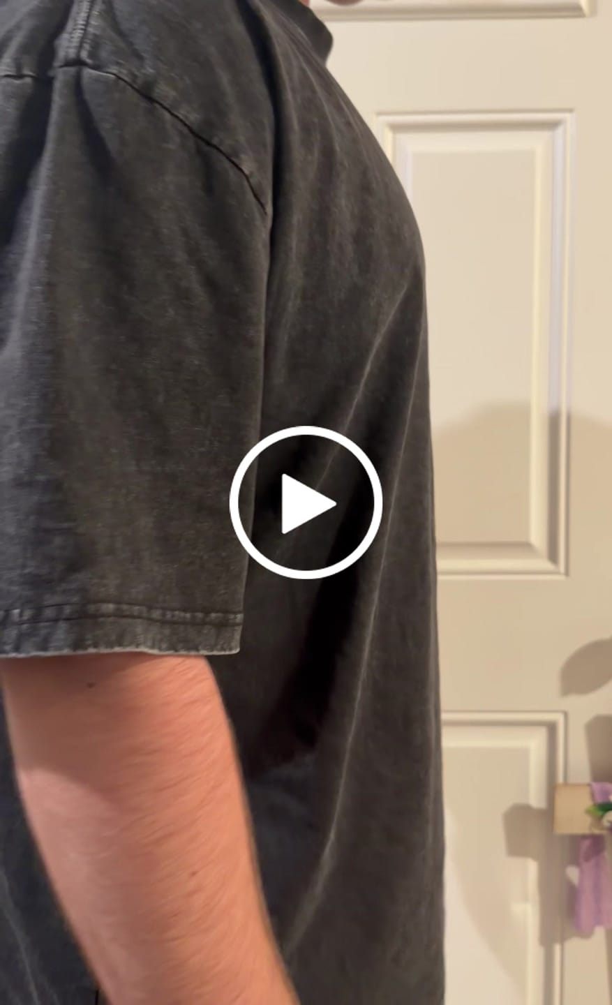 Customer video review of King Cursed 2-Sided Vintage Tee