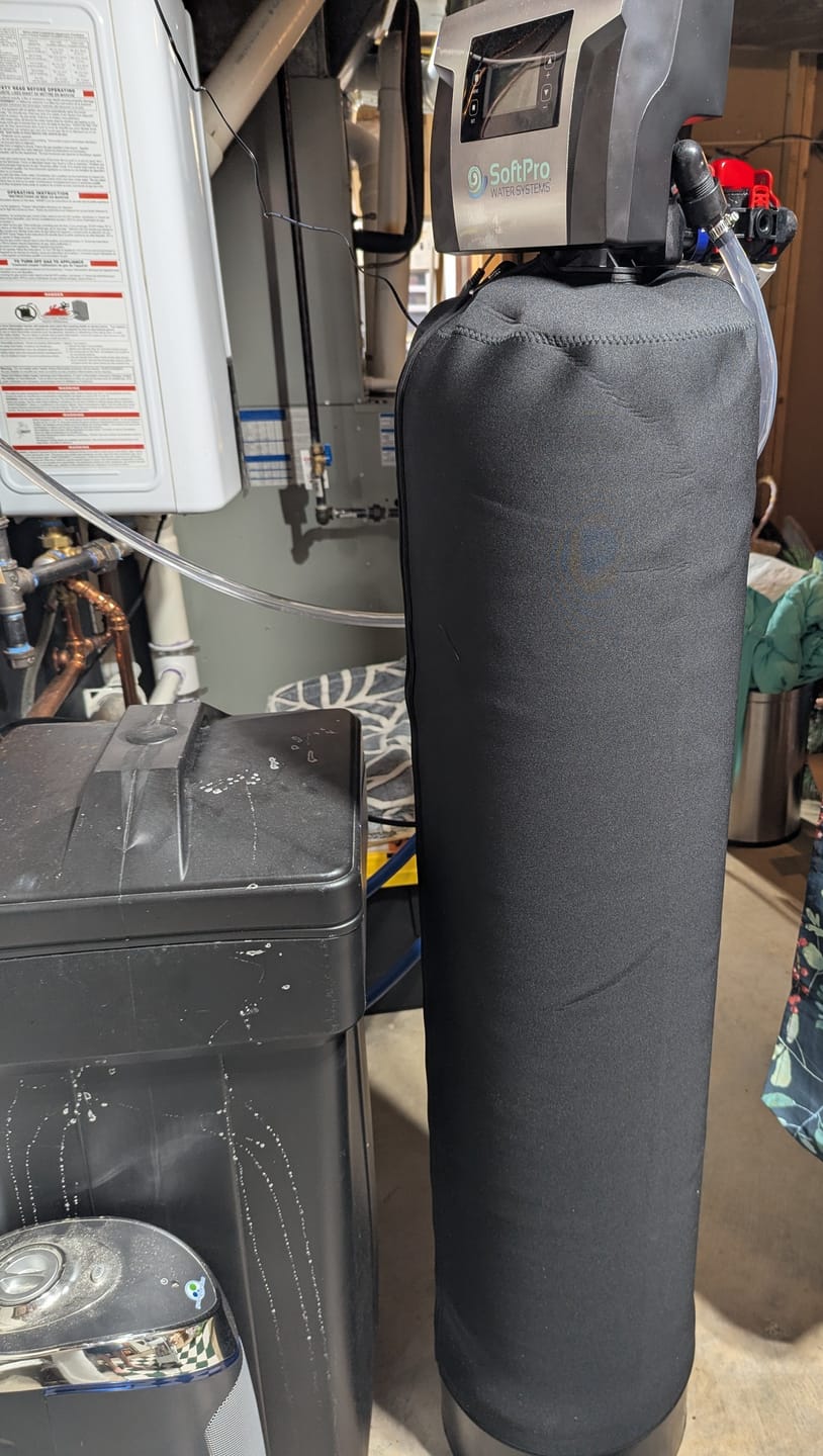 Customer photo review of SoftPro® Elite HE Water Softener for City Water (Industry's Best Softener & Filter Combo)