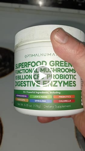 Customer video review of 🔴 Optimal Human - Superfood Greens (Refill)