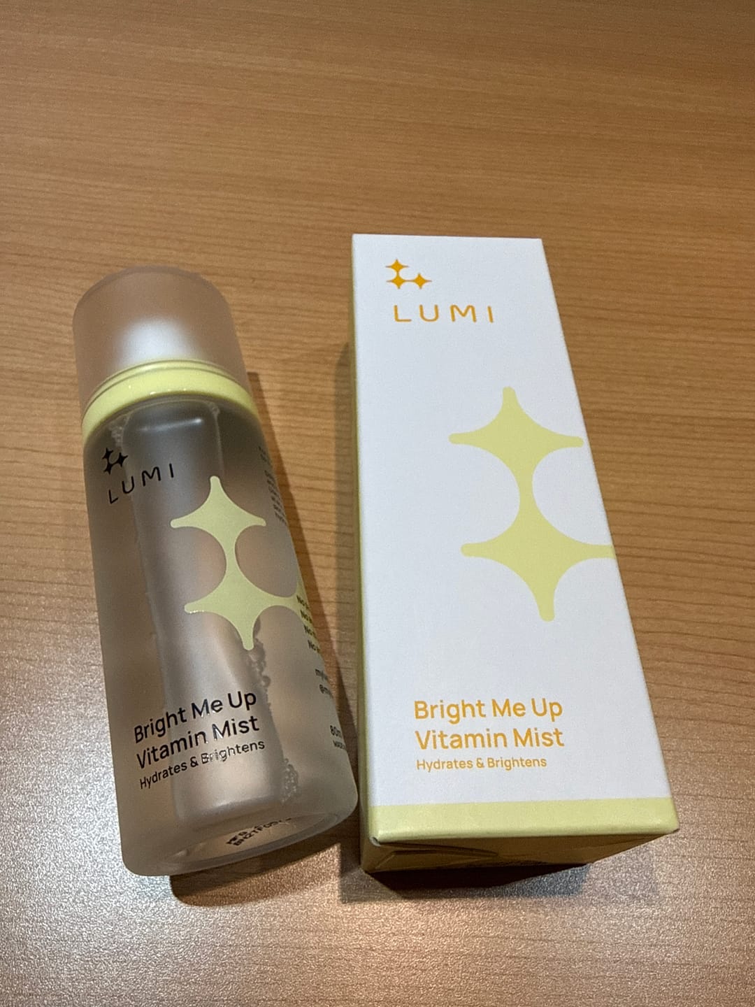 Customer photo review of Bright Me Up Vitamin Mist