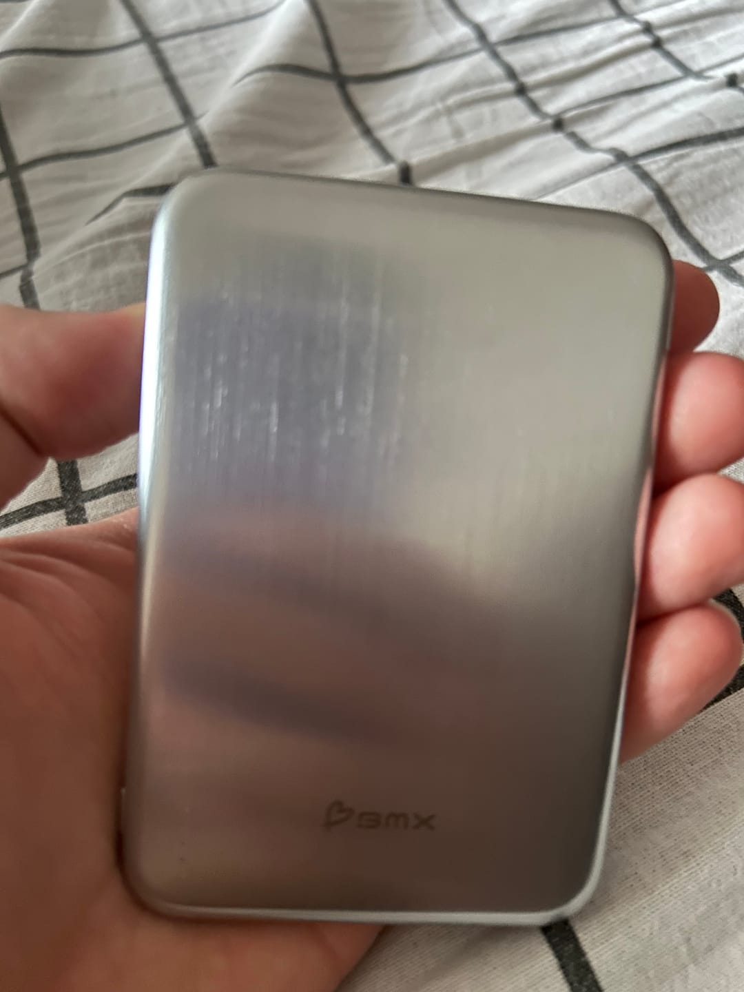 Customer photo review of SolidSafe™ Air 5K Solid-State Qi2 Power Bank w/Titanium Enclosure