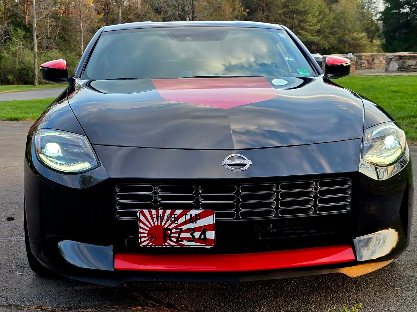 Customer photo review of Custom Japanese License Plate - Vanity & Magnetic Cover