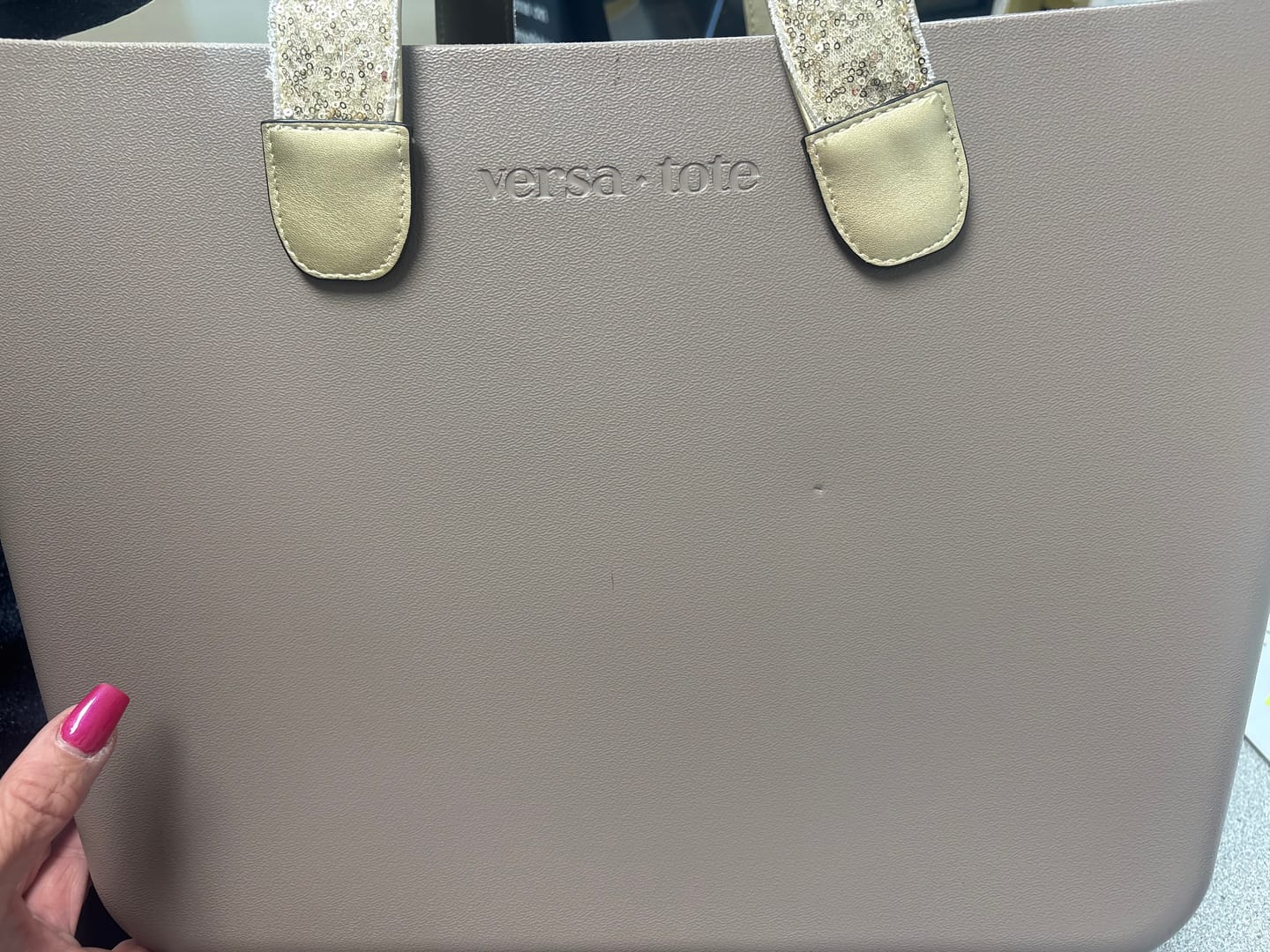 Customer photo review of Sequin Guitar Strap for Versa
