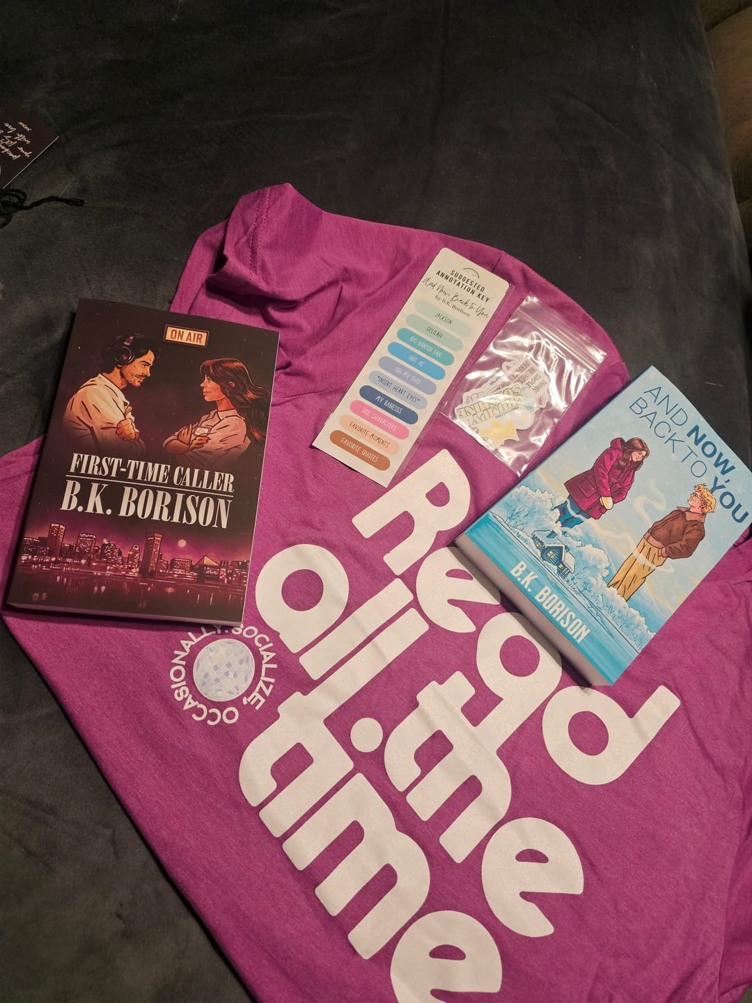 Customer photo review of First-Time Caller by B.K. Borison