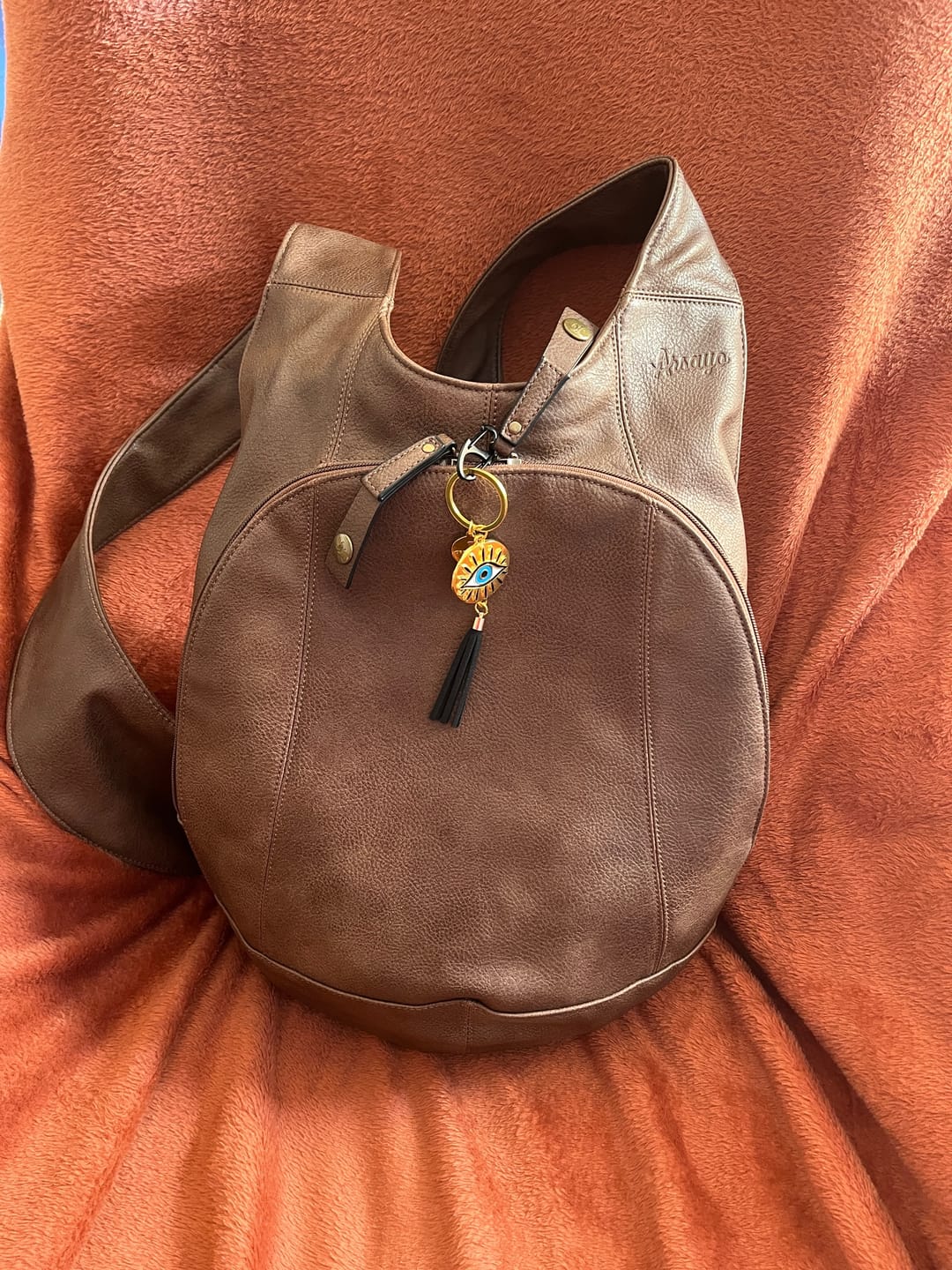 Customer photo review of Le sac à dos Vegan Original - Ergonomique et Antivol.